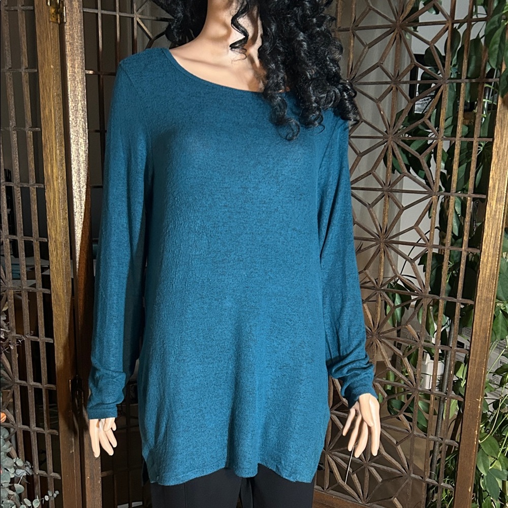 NWT AGB AQUAMARINE PULLOVER SWEATER L